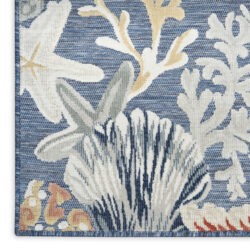 Alternative view of Nourison Suncoast SNC04 Denim Multicolor Area Rug