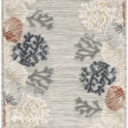 Nourison Suncoast SNC04 Grey Multicolor Area Rug
