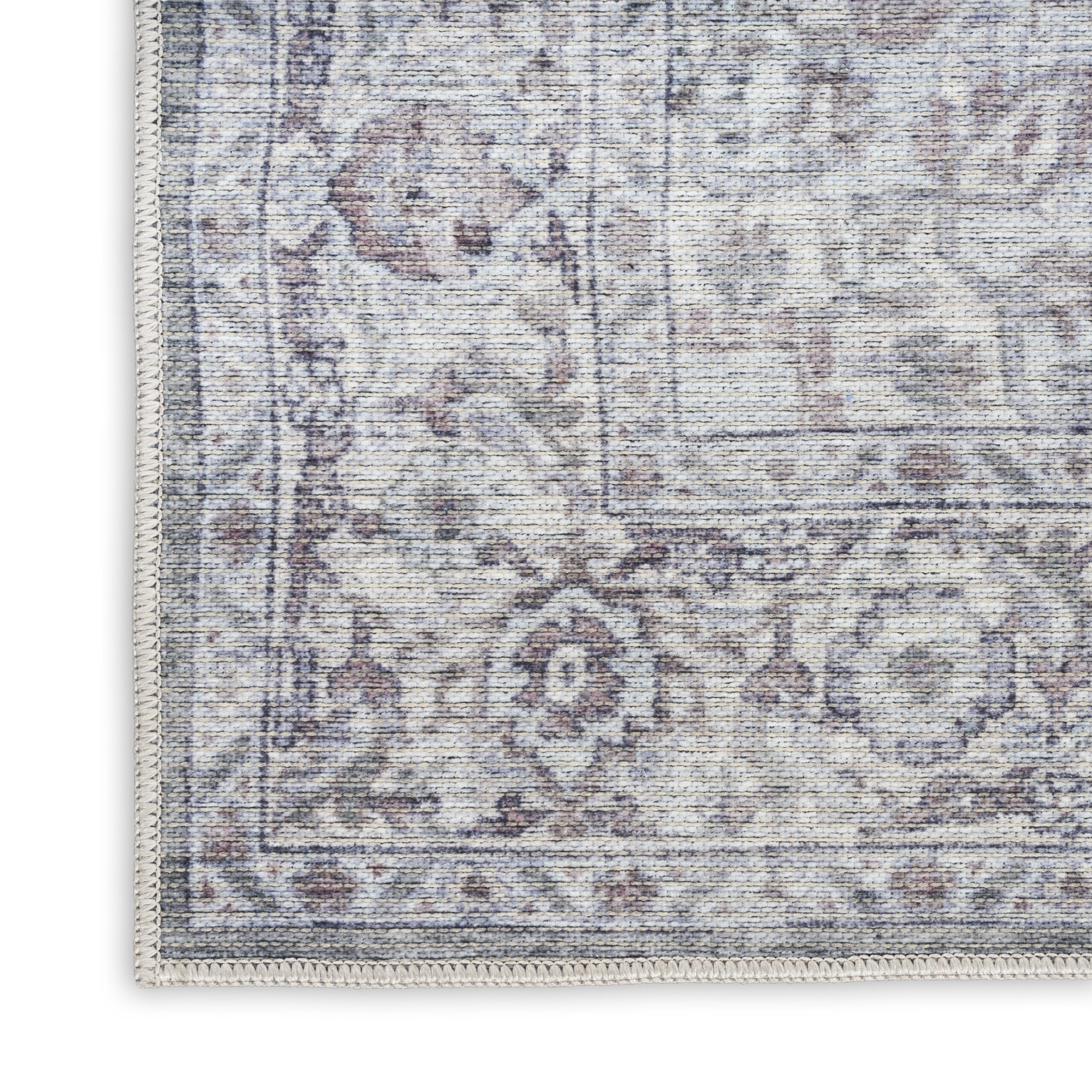Nourison New Concept Washables SR101 Ivory Grey Area Rug - Image 2