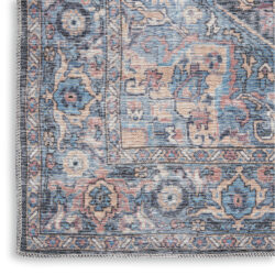 Alternative view of Nourison New Concept Washables SR101 Light Blue Multicolr Area Rug