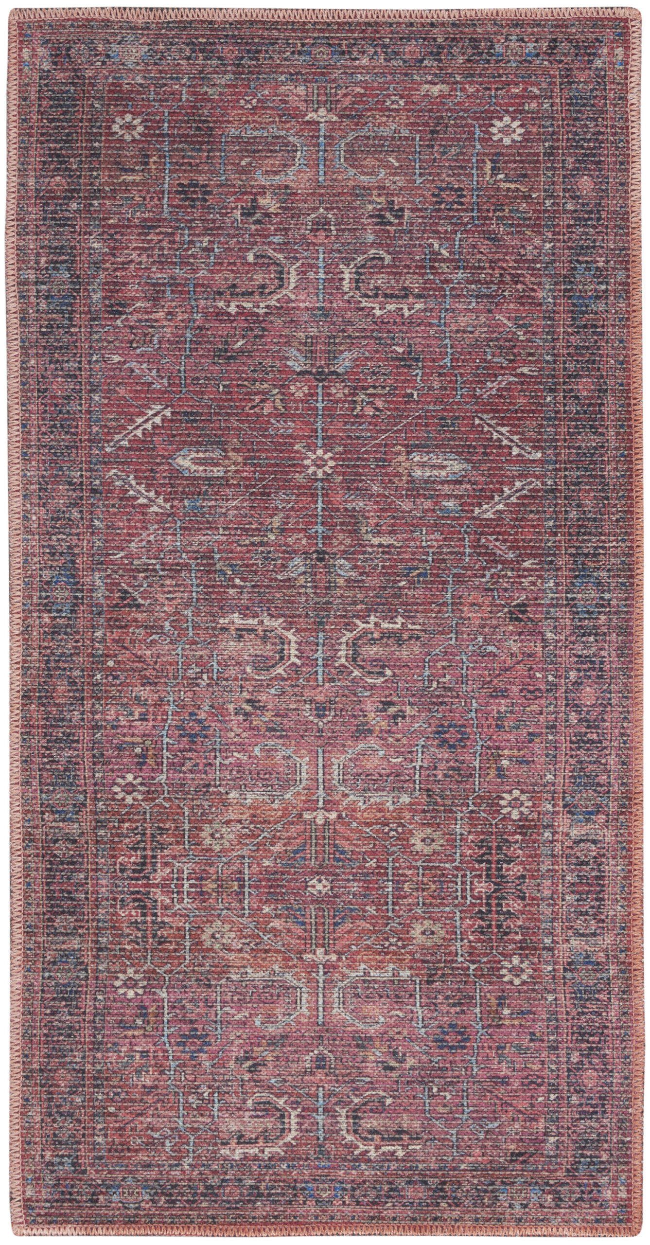 Nourison New Concept Washables SR102 Brick Area Rug