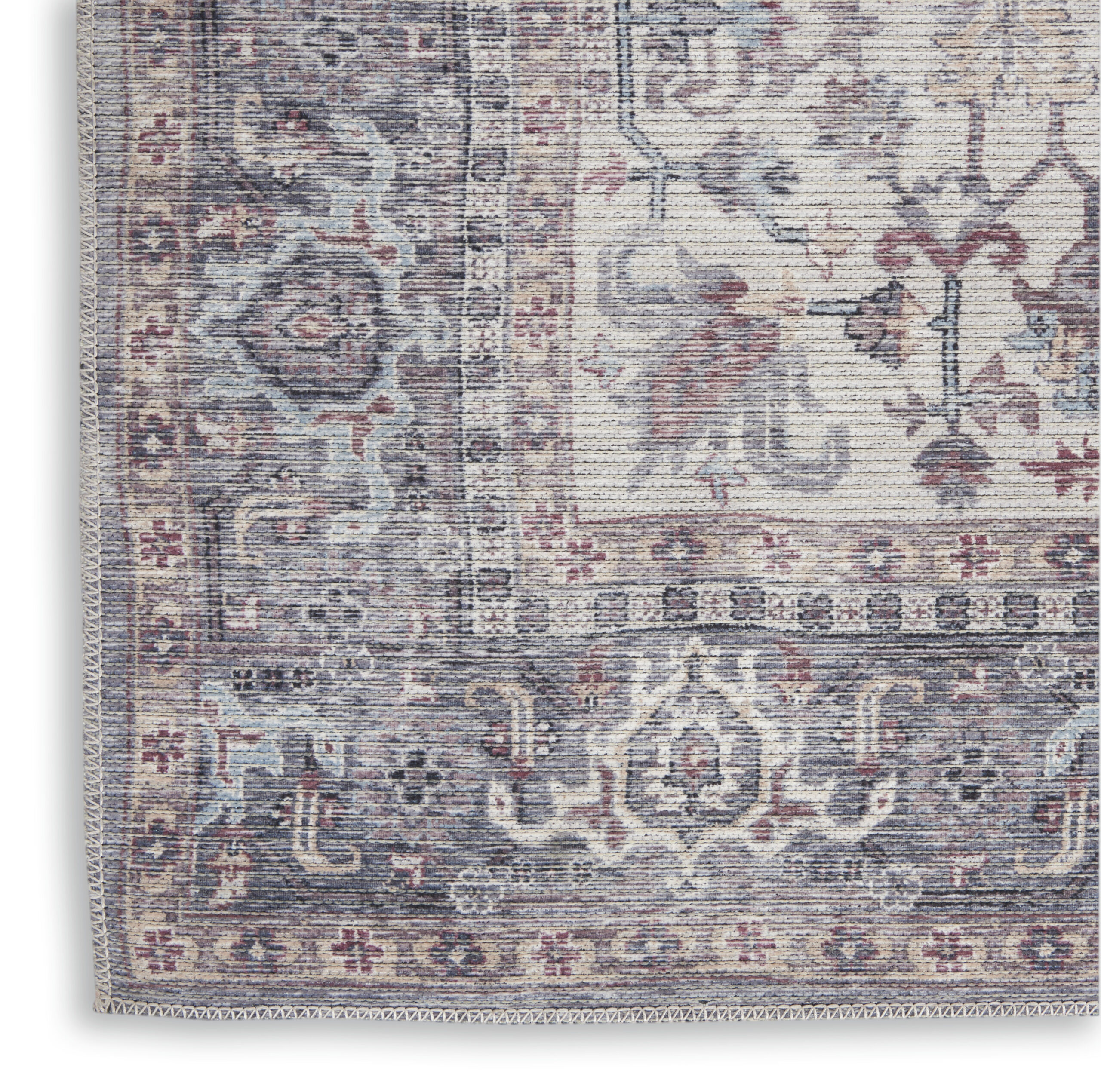 Nourison New Concept Washables SR104 Grey Area Rug - Image 2