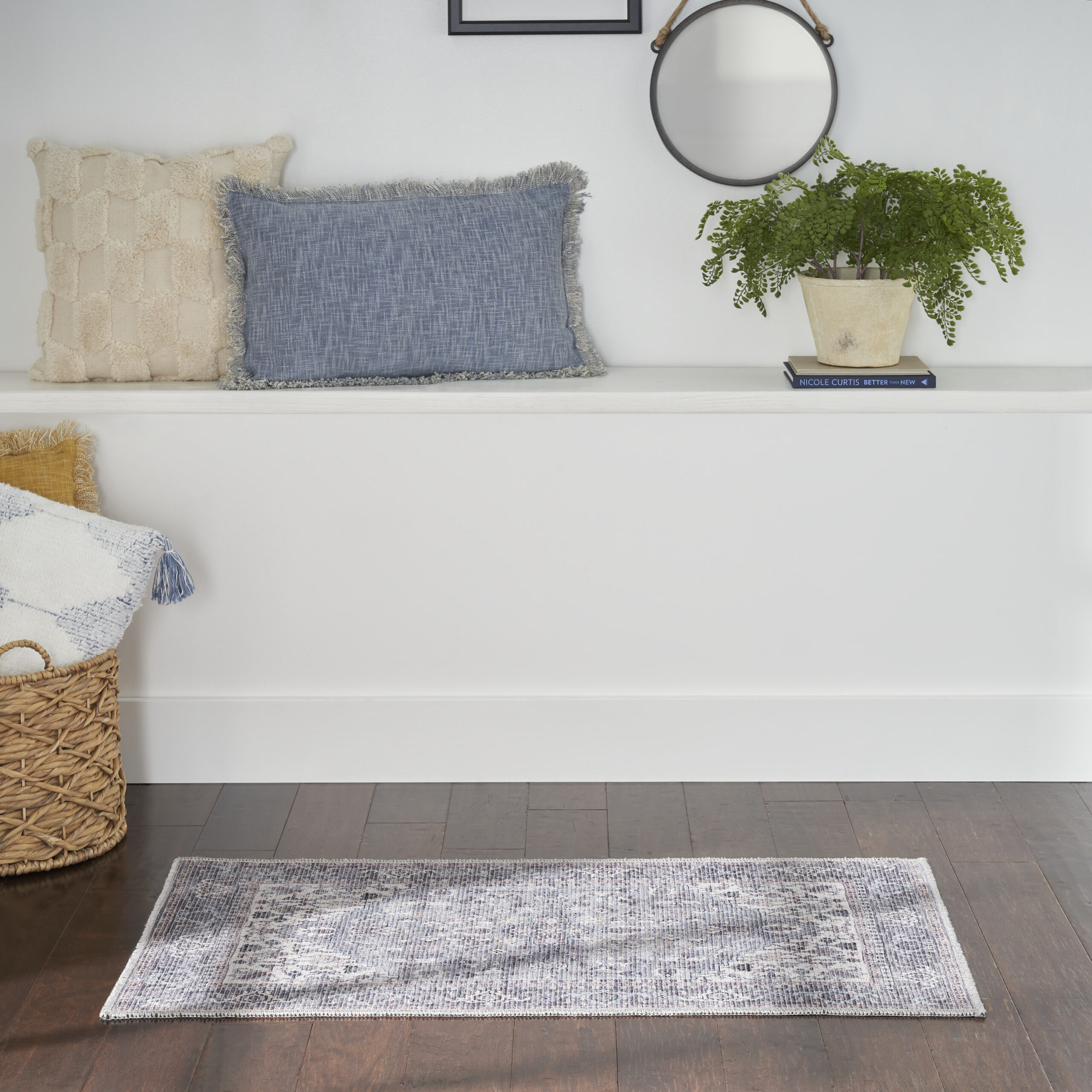 Nourison New Concept Washables SR104 Grey Area Rug - Image 5