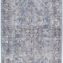 Nourison New Concept Washables SR104 Light Grey Blue Area Rug