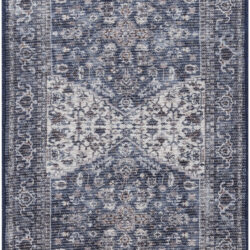 Nourison New Concept Washables SR104 Navy Ivory Area Rug