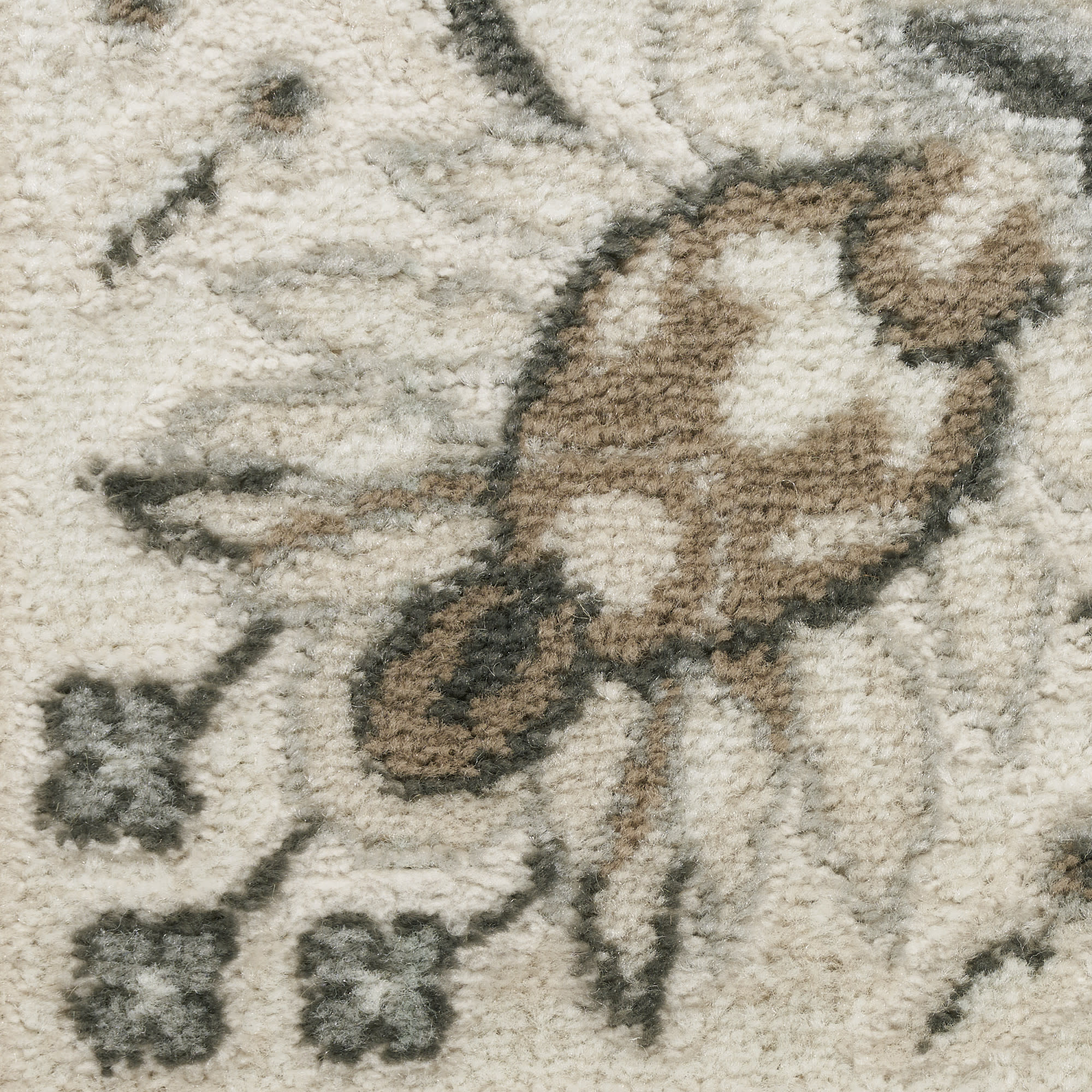 Nourison Serenity Home SRH02 Ivory Mocha Area Rug - Image 4