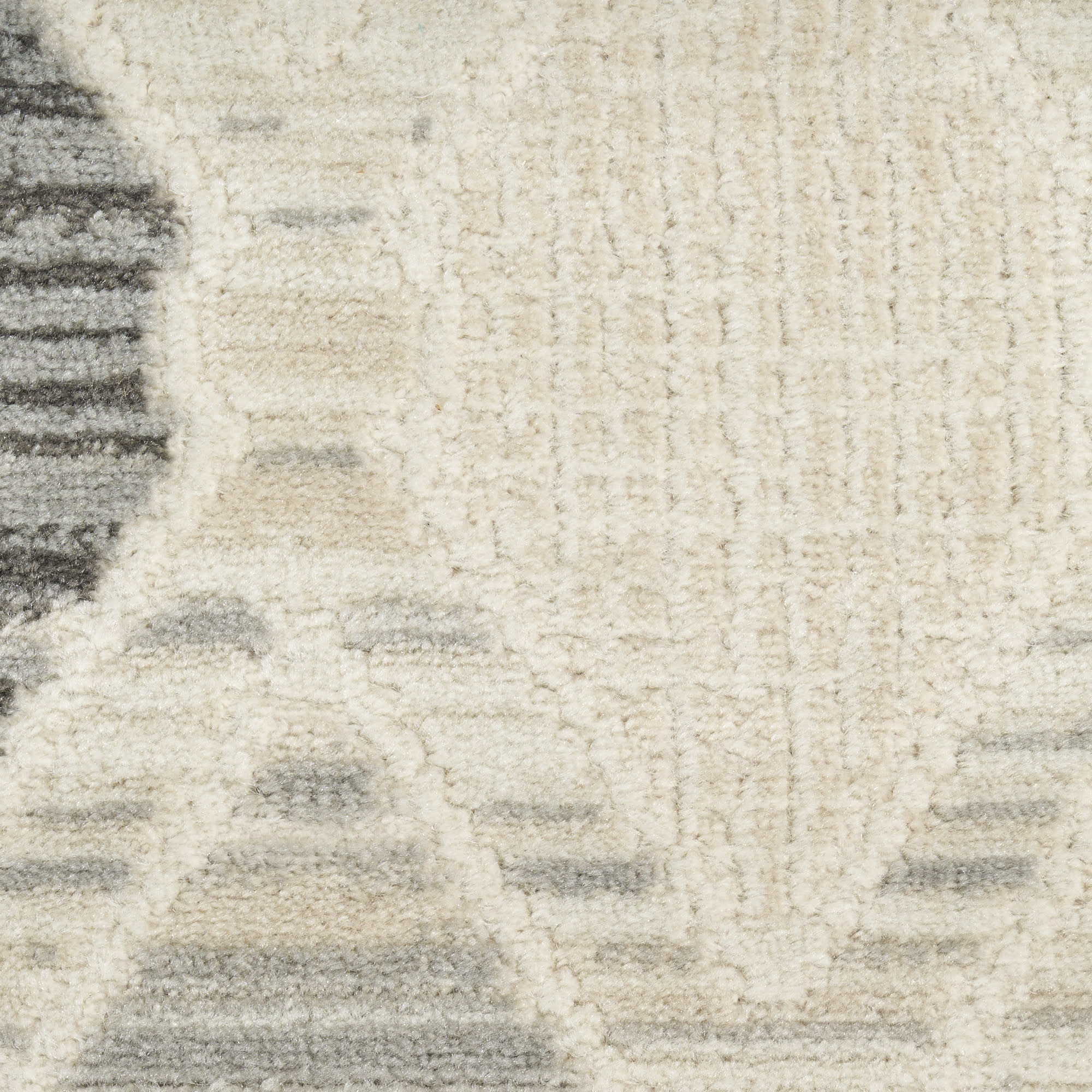 Nourison Serenity Home SRH08 Beige Grey Area Rug - Image 4