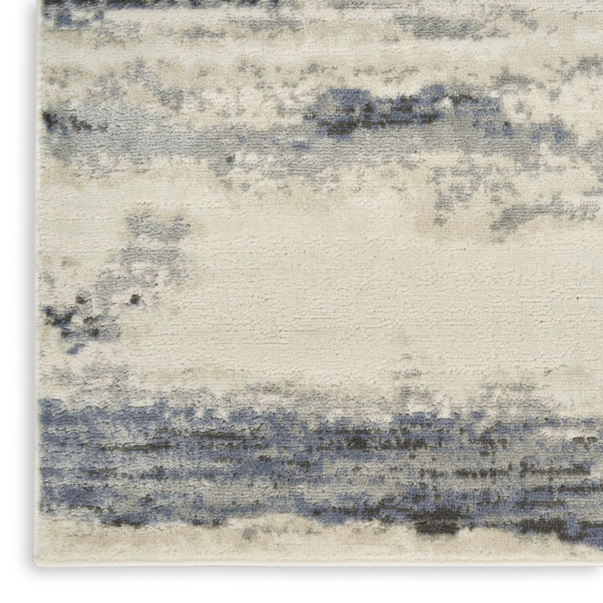 Nourison Serenity Home SRH12 Blue Multicolor Area Rug - Image 2