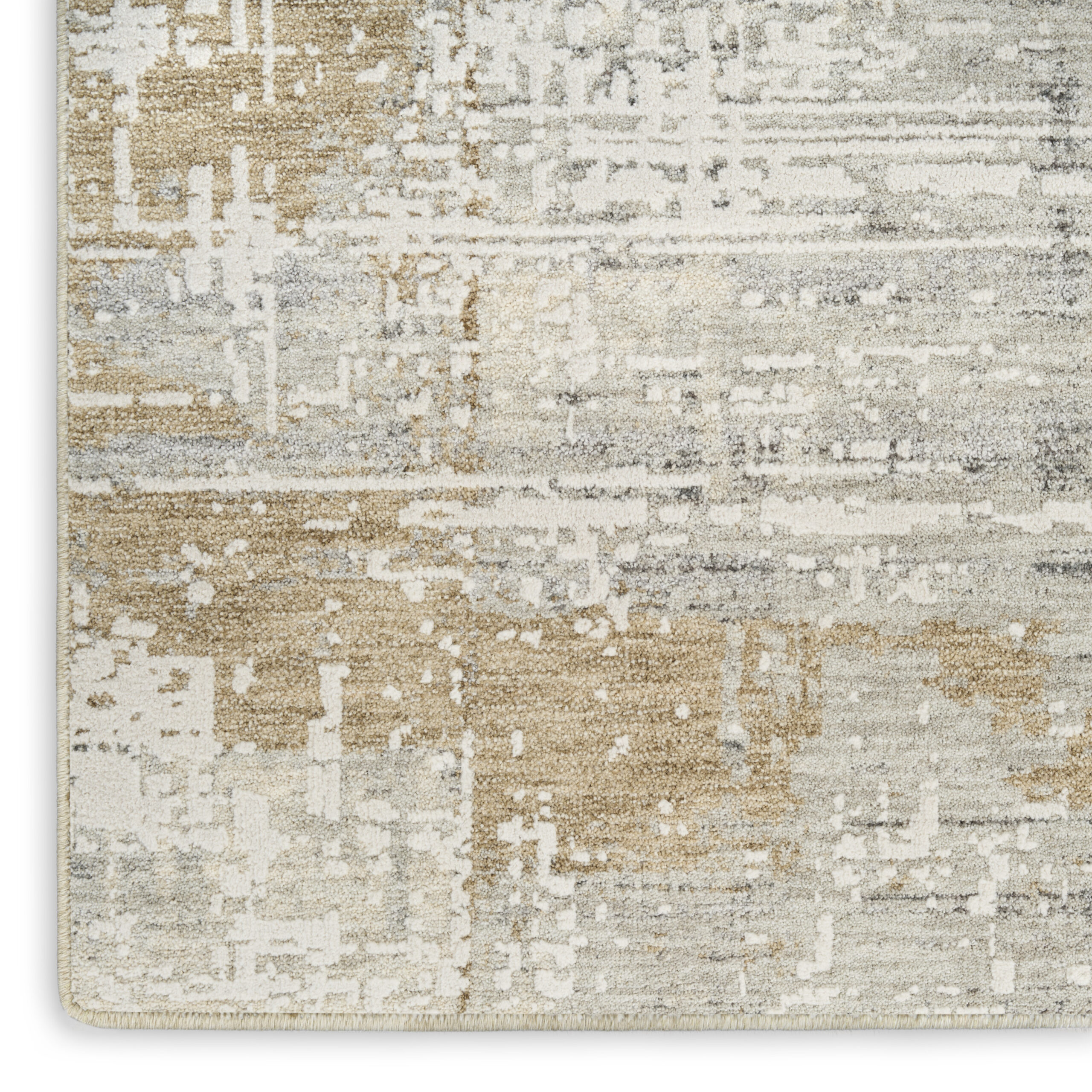 Calvin Klein CK078 Summit SUM01 Ivory Multicolor Area Rug - Image 2