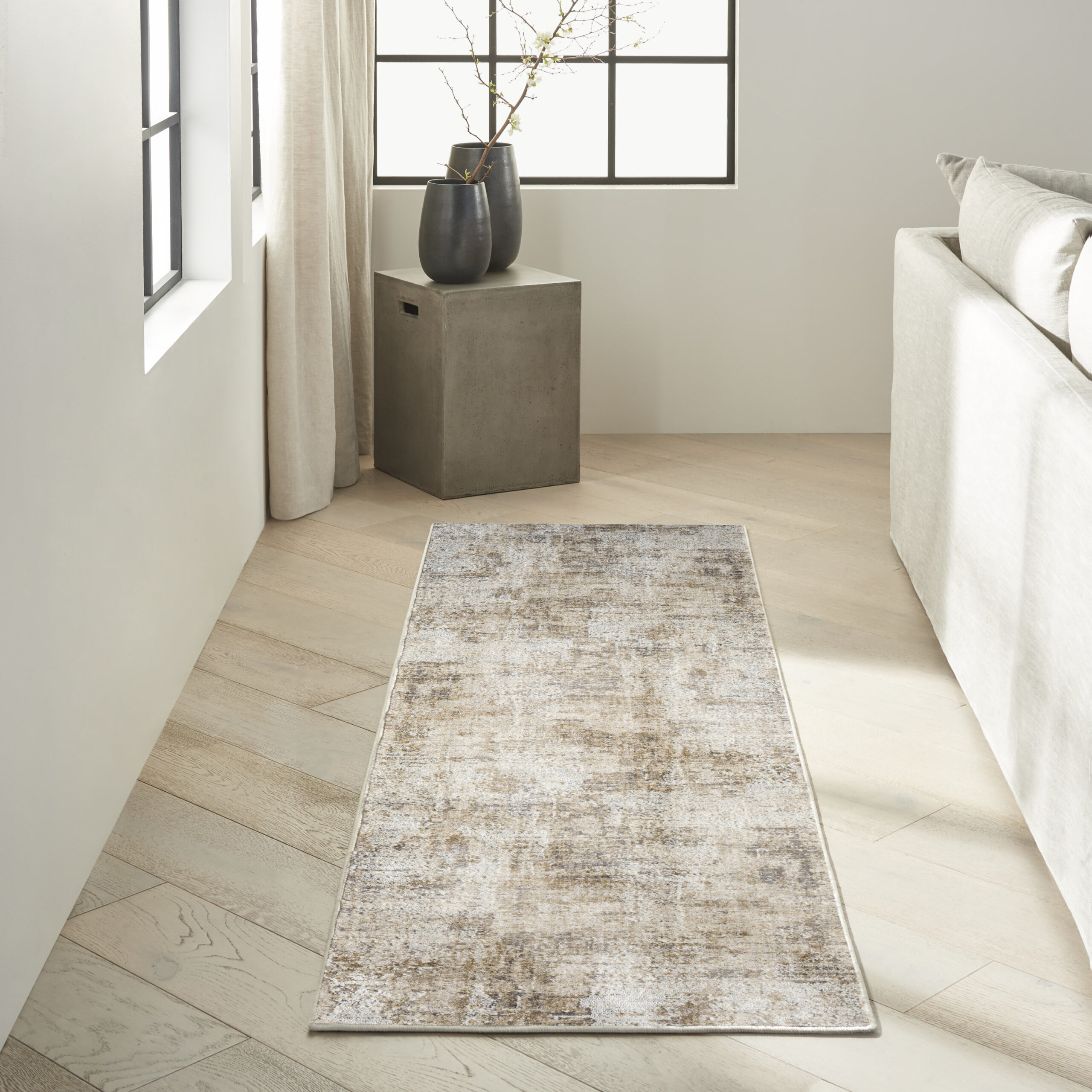 Calvin Klein CK078 Summit SUM06 Natural Grey Area Rug - Image 5