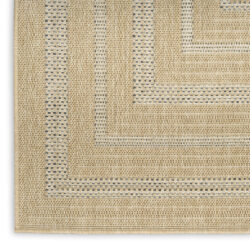 Alternative view of Nourison Tulum TLM04 Taupe Grey Area Rug