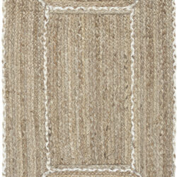 Nourison Terrazzo Jute TRJ01 Natural Grey Area Rug