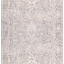 Nourison Vintage Washables VWS07 Light Blue Area Rug