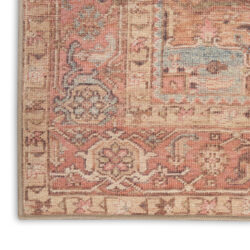 Alternative view of Nourison Vintage Washables VWS11 Coral Multicolor Area Rug