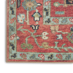 Alternative view of Nourison Vintage Washables VWS12 Rust Multicolor Area Rug