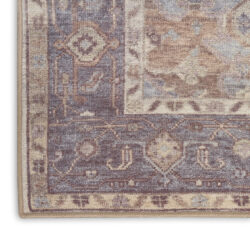 Alternative view of Nourison Vintage Washables VWS13 Ivory Purple Area Rug