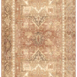 Nourison Vintage Washables VWS14 Gold Area Rug
