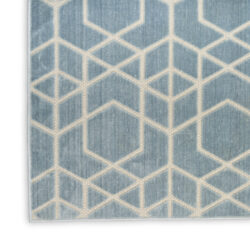 Alternative view of Nourison Washable Charm WCH01 Blue Ivory Area Rug