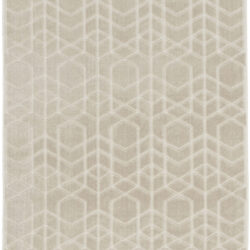 Nourison Washable Charm WCH01 Silver Ivory Area Rug