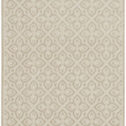 Nourison Washable Charm WCH03 Silver Ivory Area Rug