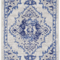 Nourison Whimsicle WHS14 Ivory Blue Area Rug