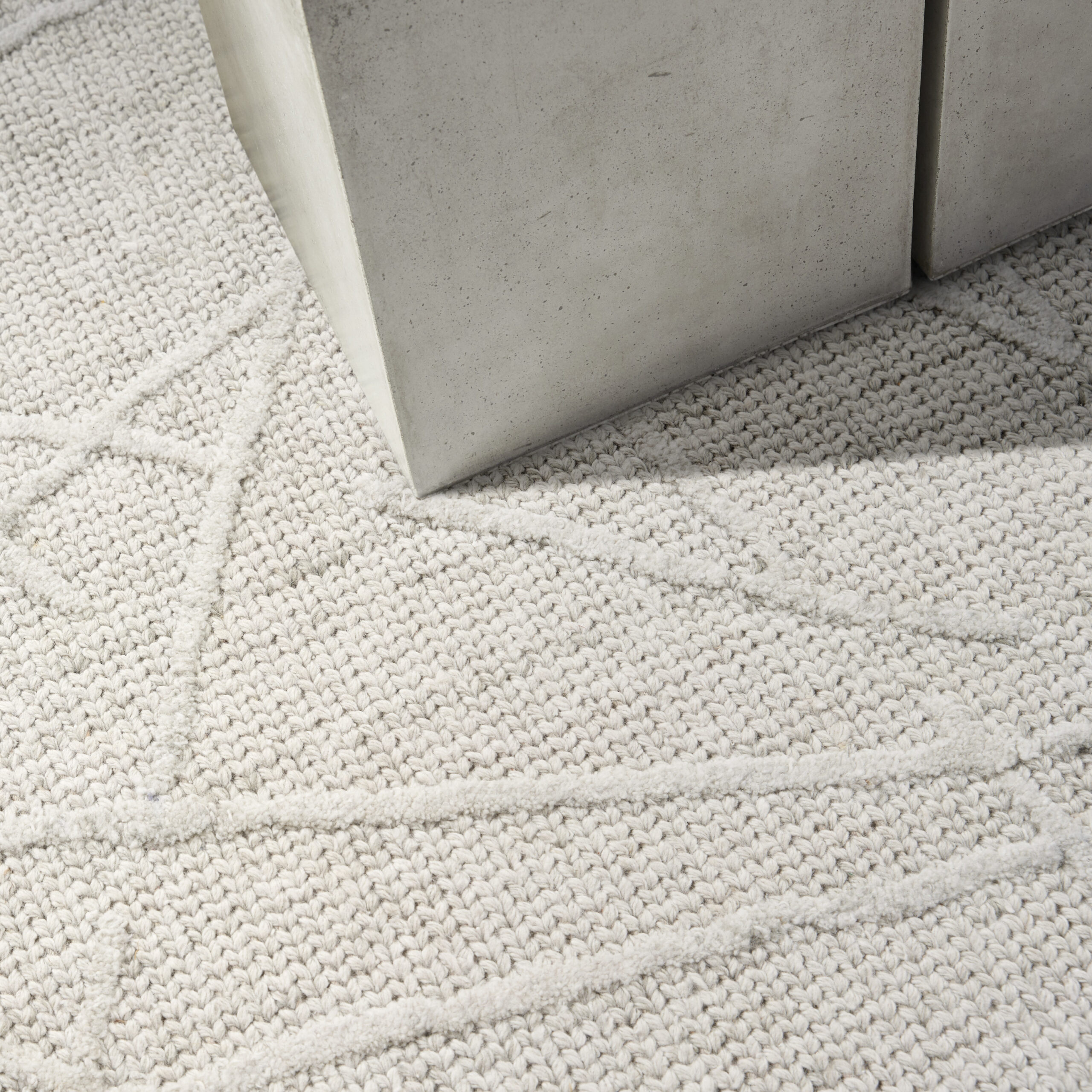 Calvin Klein CK044 Wander WND01 Ivory Grey Area Rug - Image 6