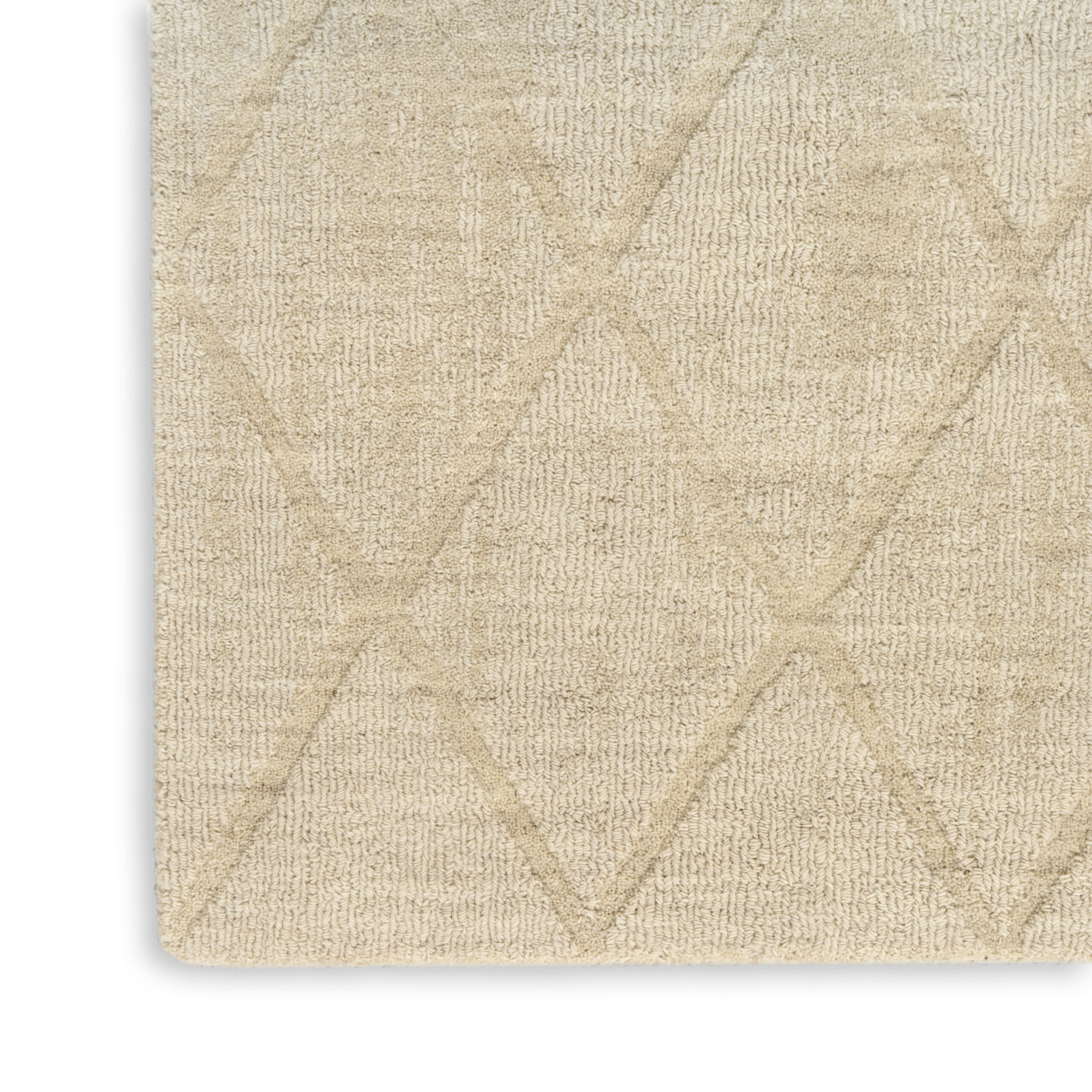 Nourison Wool Haven WOH01 Beige Area Rug - Image 2