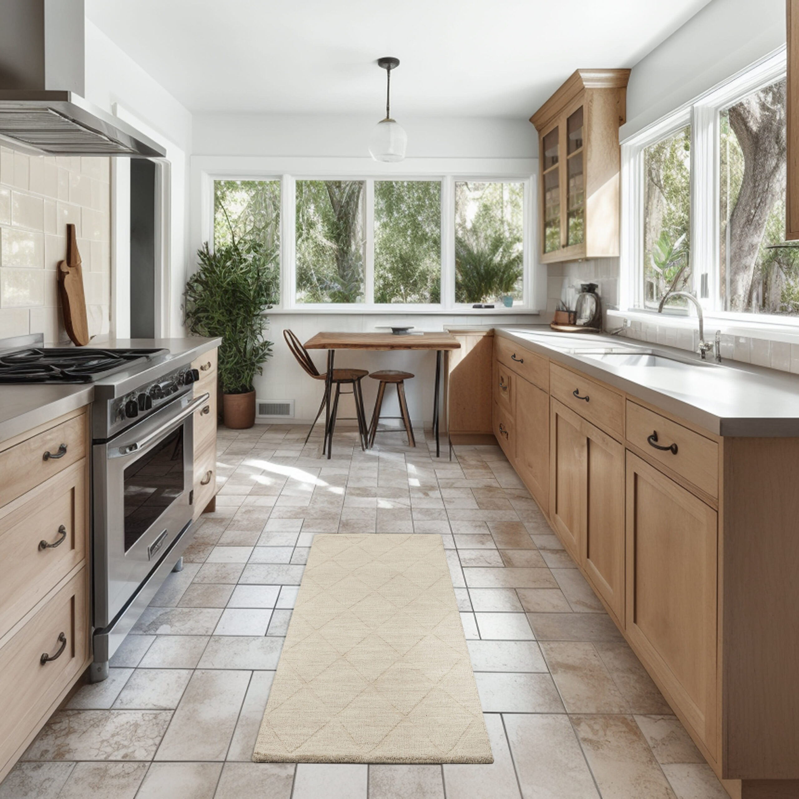 Nourison Wool Haven WOH01 Beige Area Rug - Image 5