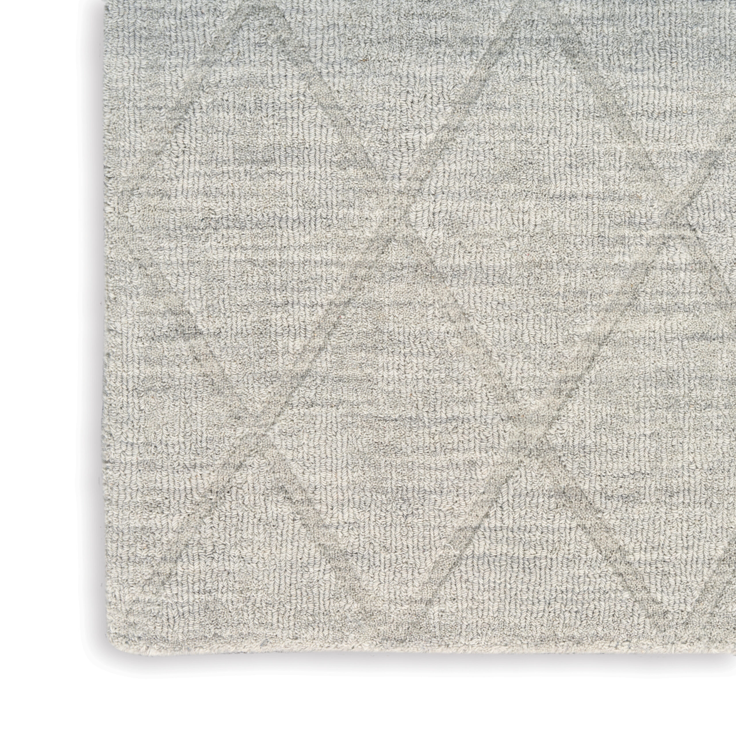 Nourison Wool Haven WOH01 Grey Area Rug - Image 2