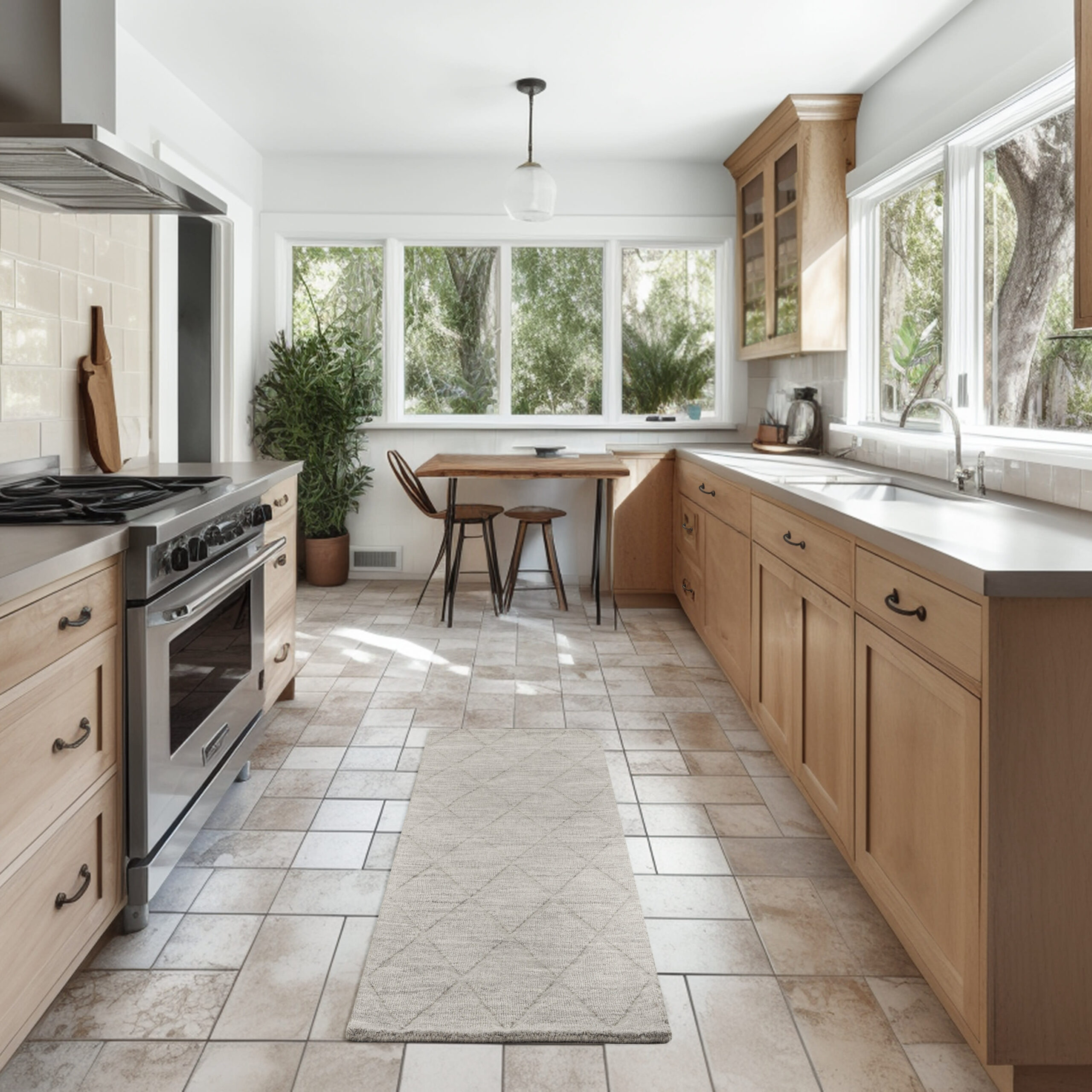 Nourison Wool Haven WOH01 Grey Area Rug - Image 5