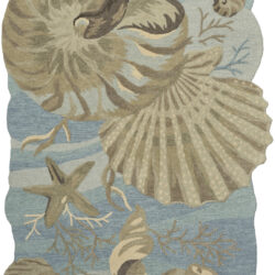 Nourison Waterside WRS01 Blue Area Rug