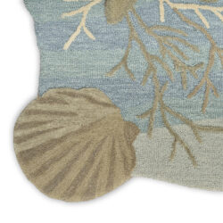 Alternative view of Nourison Waterside WRS01 Blue Area Rug