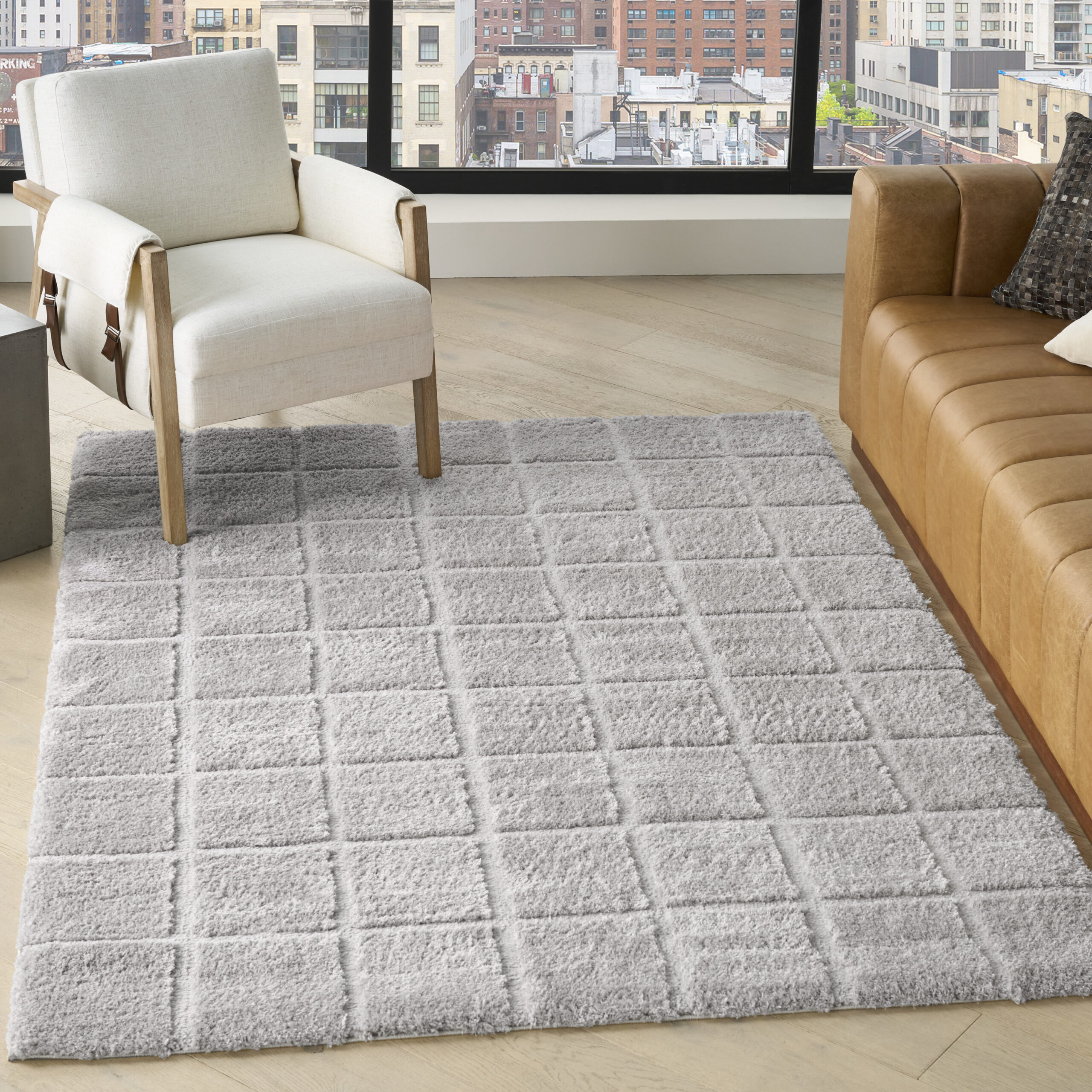 DKNY West End Ave WTE01 Grey Area Rug - Image 5