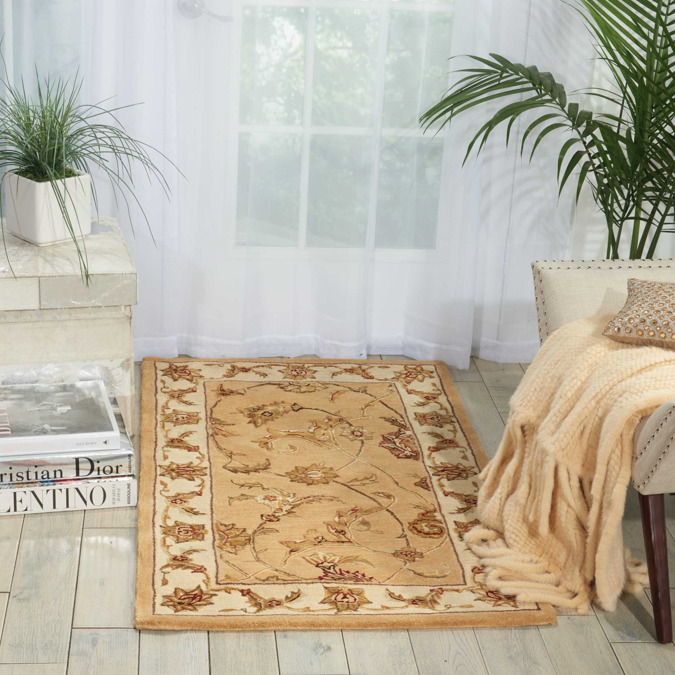 Nourison Nourison 3000 3104 Yellow Area Rug - Image 3
