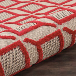Alternative view of Nourison Aloha ALH03 Red Area Rug