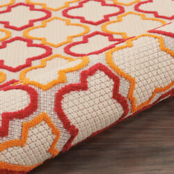 Alternative view of Nourison Aloha ALH06 Red Area Rug