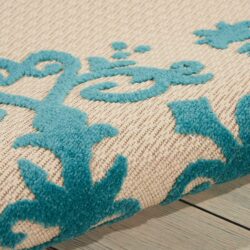 Alternative view of Nourison Aloha ALH12 Aqua Area Rug