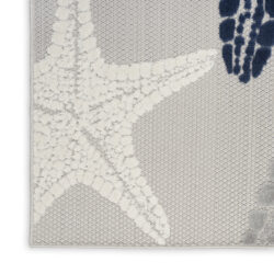 Alternative view of Nourison Aloha ALH28 Grey Multicolor Area Rug