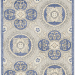 Nourison Aloha ALH30 Blue Grey Area Rug
