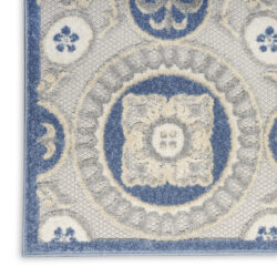Alternative view of Nourison Aloha ALH30 Blue Grey Area Rug