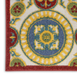 Alternative view of Nourison Aloha ALH30 Red Multicolor Area Rug