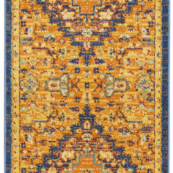 Nourison Allur ALR04 Orange Multicolor Area Rug