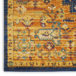 Alternative view of Nourison Allur ALR04 Orange Multicolor Area Rug