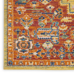 Alternative view of Nourison Allur ALR04 Red Multicolor Area Rug