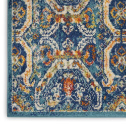 Alternative view of Nourison Allur ALR05 Blue Multicolor Area Rug