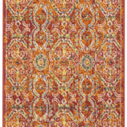 Nourison Allur ALR05 Red Multicolor Area Rug