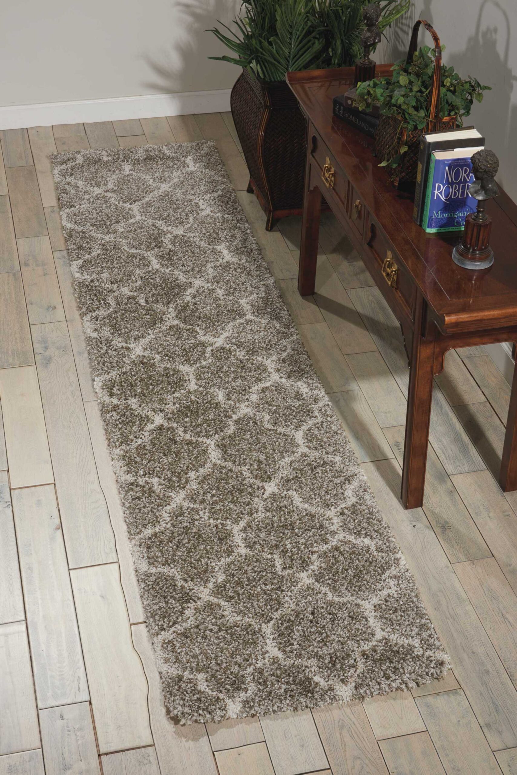 Nourison Amore AMOR2 Stone Area Rug - Image 5
