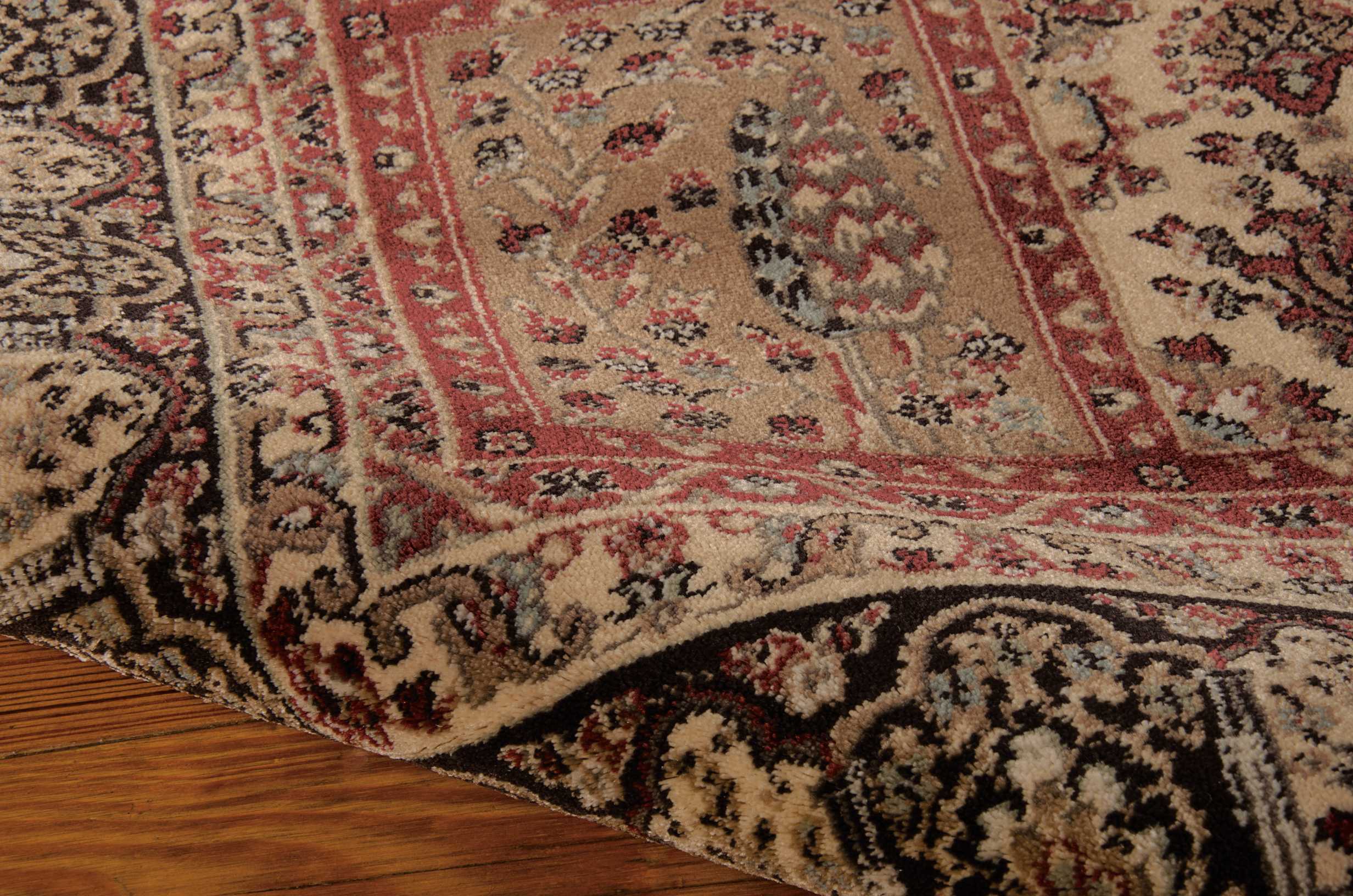 Nourison Ararat ARA01 Burgundy Area Rug - Image 2