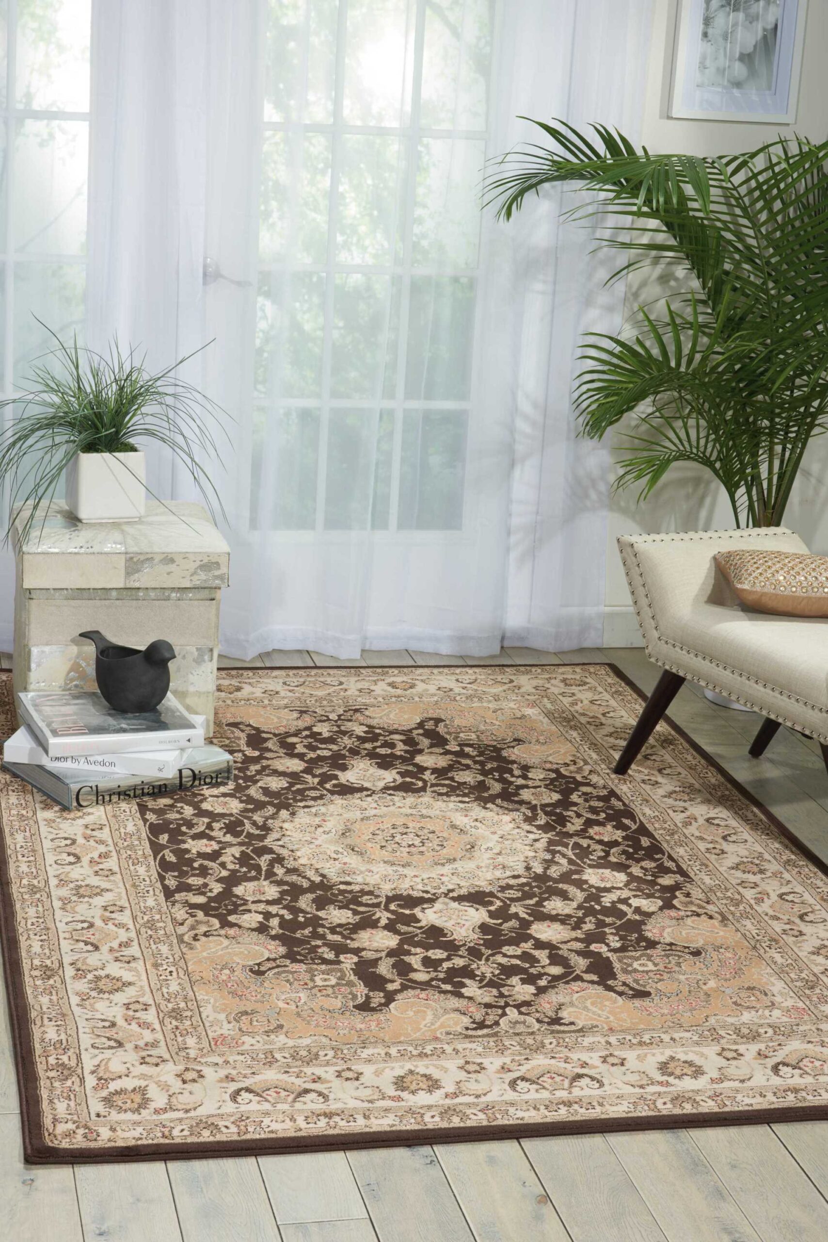 Nourison Ararat ARA02 Charcoal Area Rug - Image 3