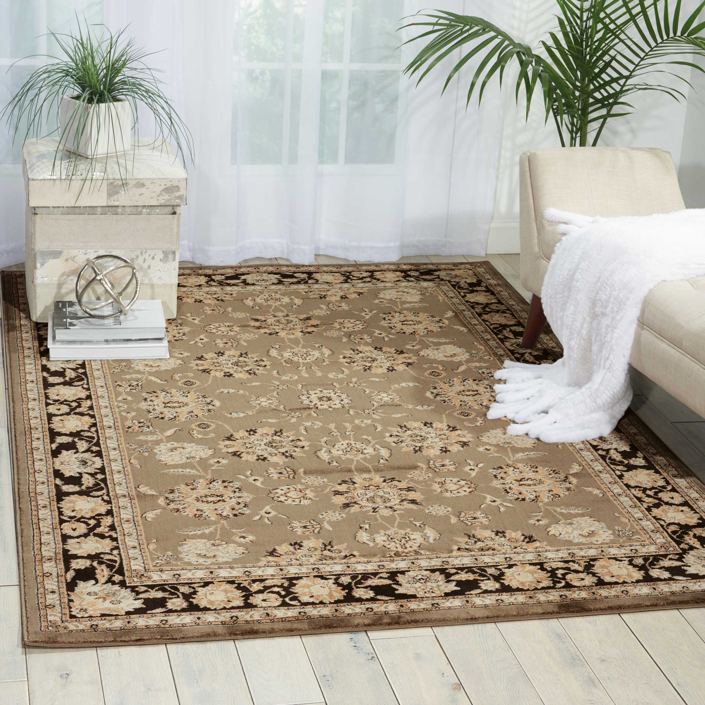 Nourison Ararat ARA03 Grey Area Rug - Image 3